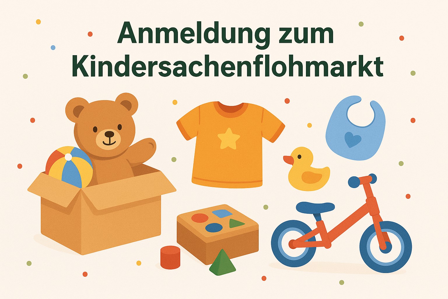 Kindersachenflohmarkt Banner